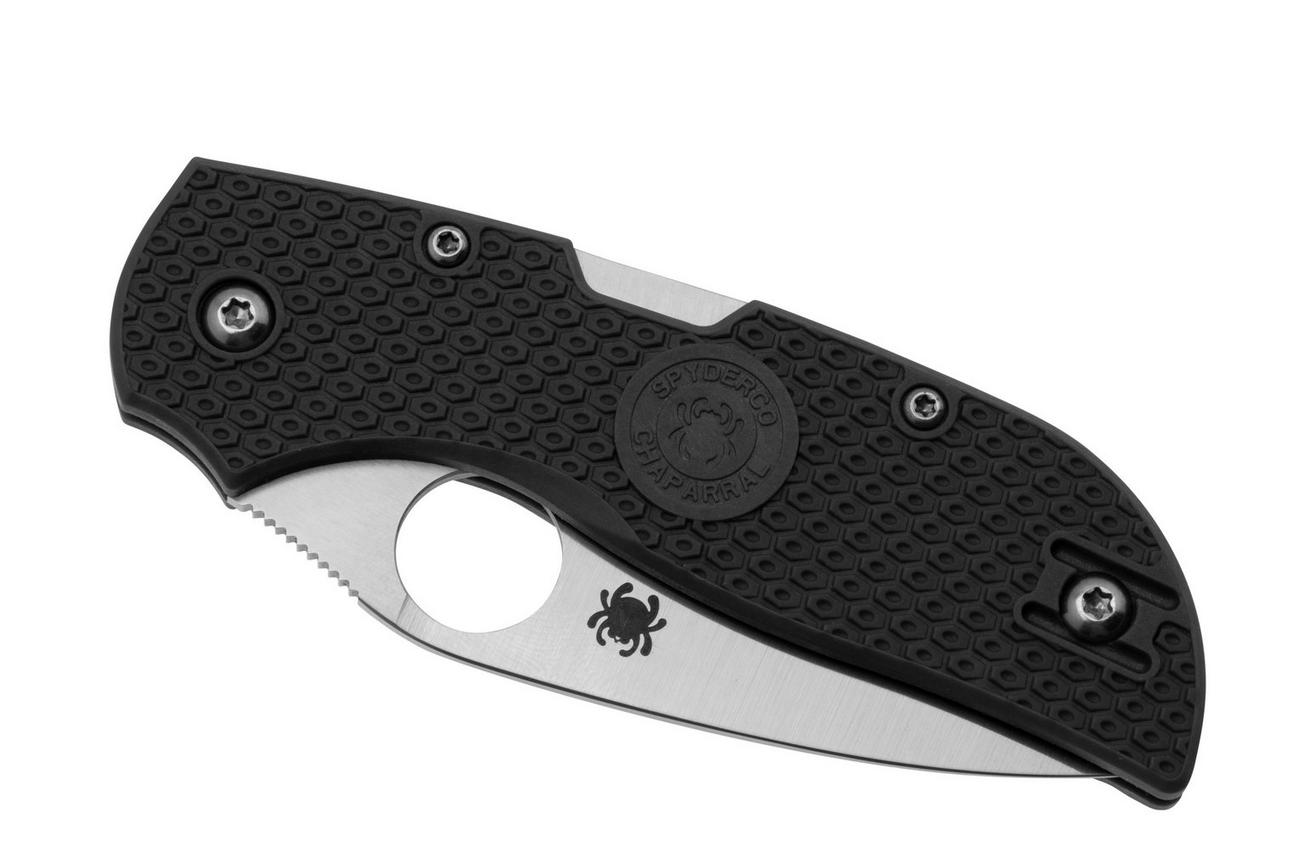 Spyderco Chaparral Lightweight C152SGY Gray FRN, serrated zakmes