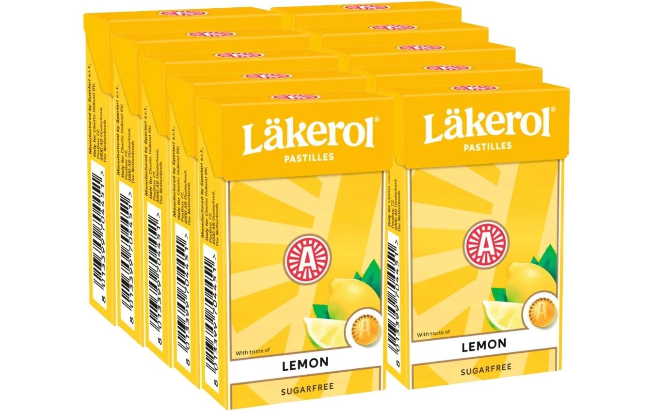 Bonbons Lemon Sugarfree 10x 27 gLeckere Pastillen mit Zitronengeschmack