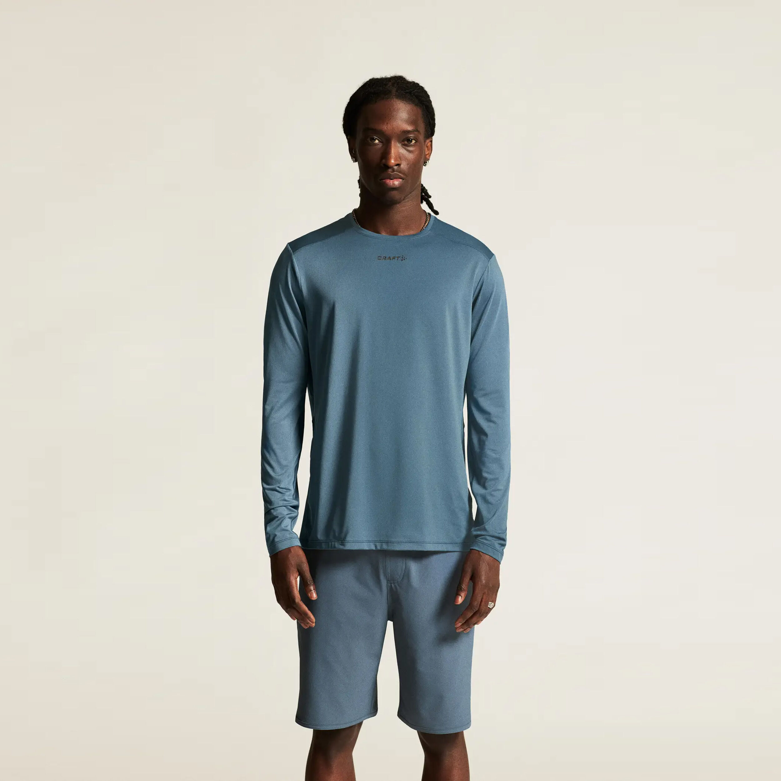 Craft ADV Essence Longsleeve 2 Maillot De Course Hommes - Bleu