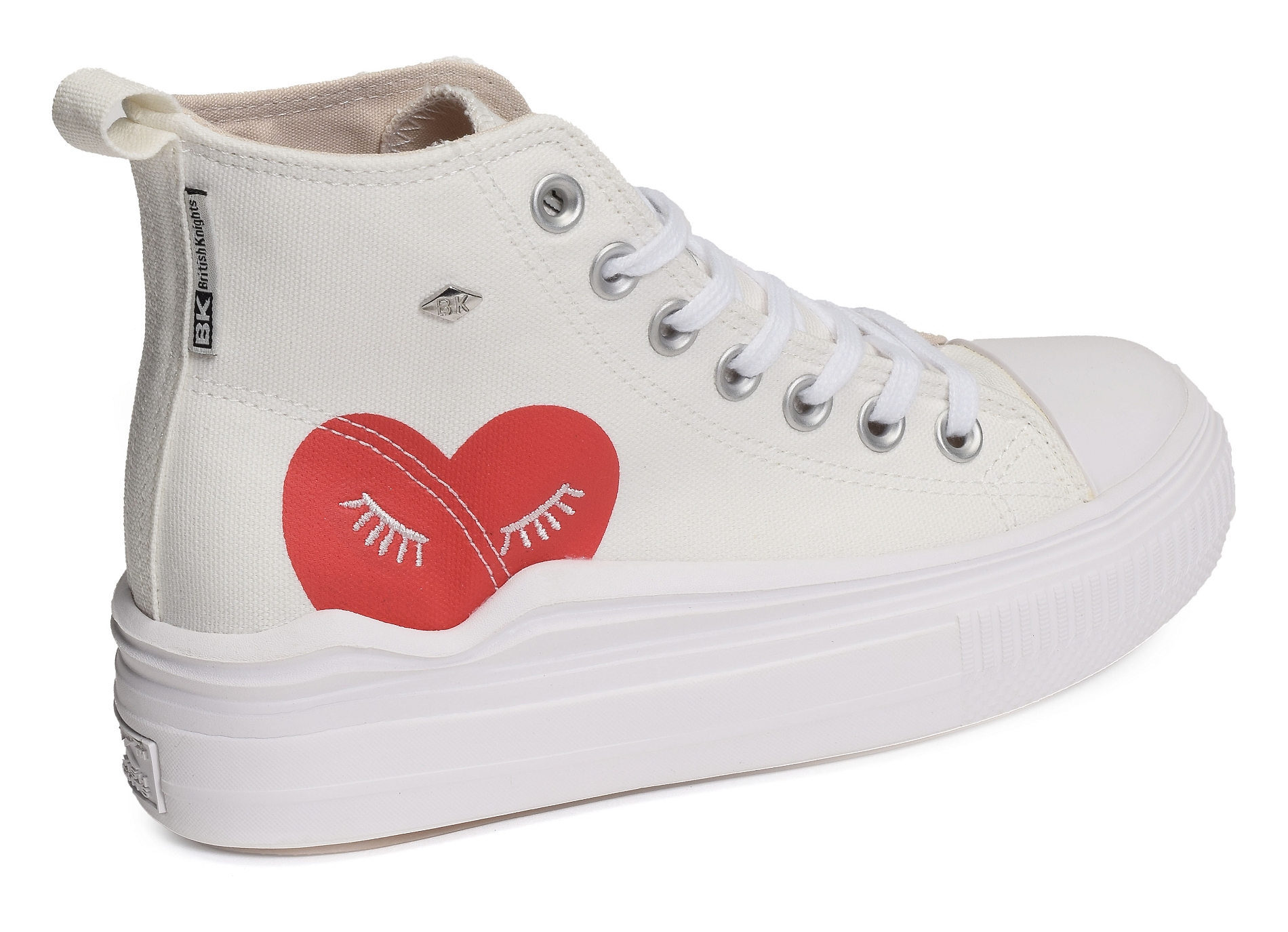 Kaya flow mid 3727 blanc rouge