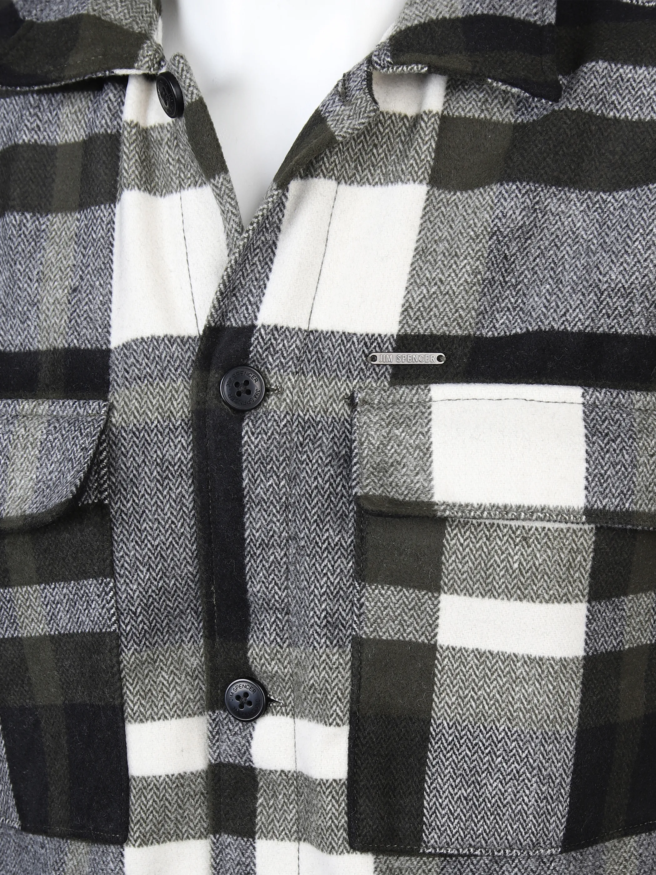 Herren Overshirt in karierter Optik
