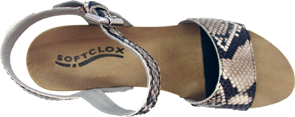 Softclox EILYN Snakeprint beige (hazelnut)