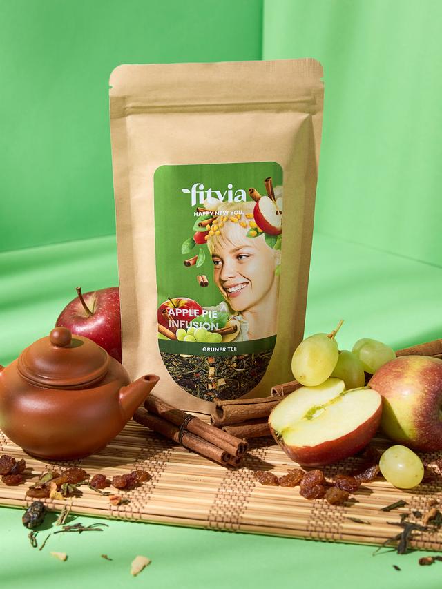 Grüner Tee Apfel-Zimt, lose, 100 g