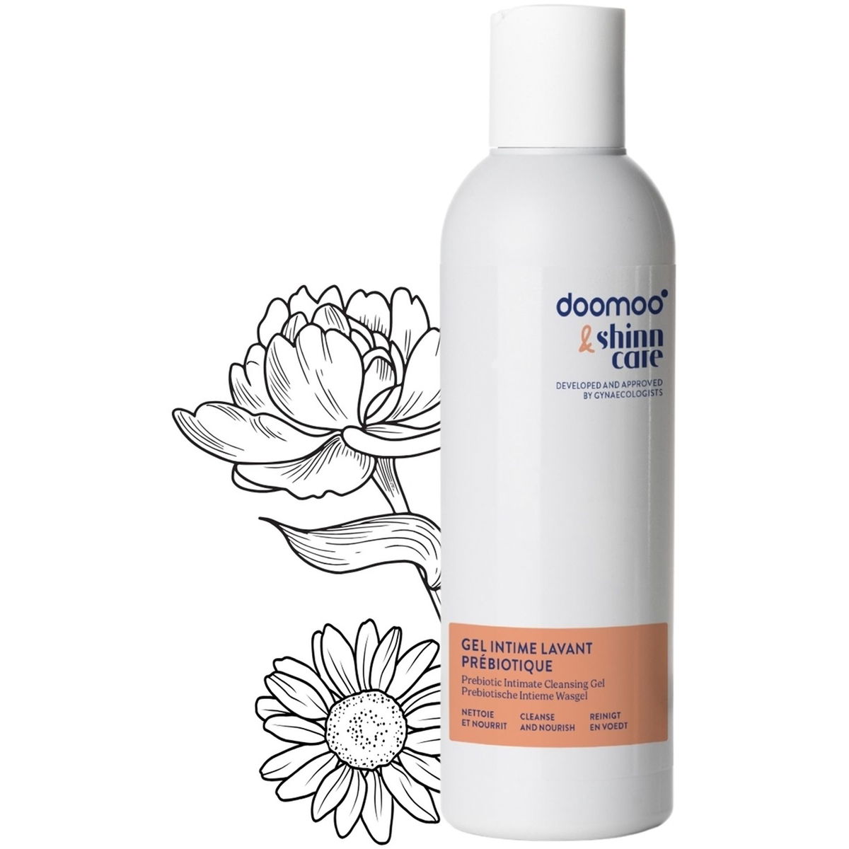doomoodoomoo   x shinncare Präbiotisches Intimreinigungsgel