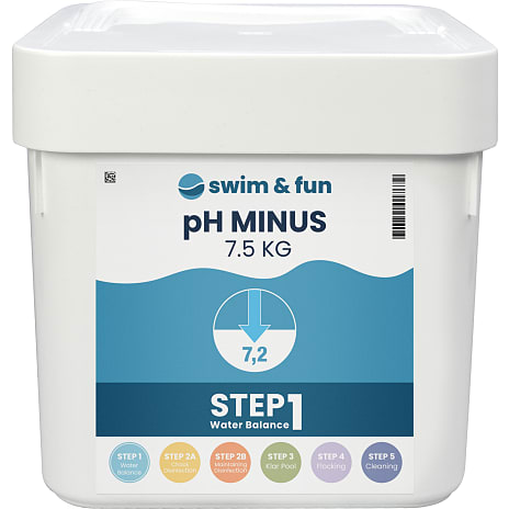 Swim & Fun pH Minus 7,5 kg til pool