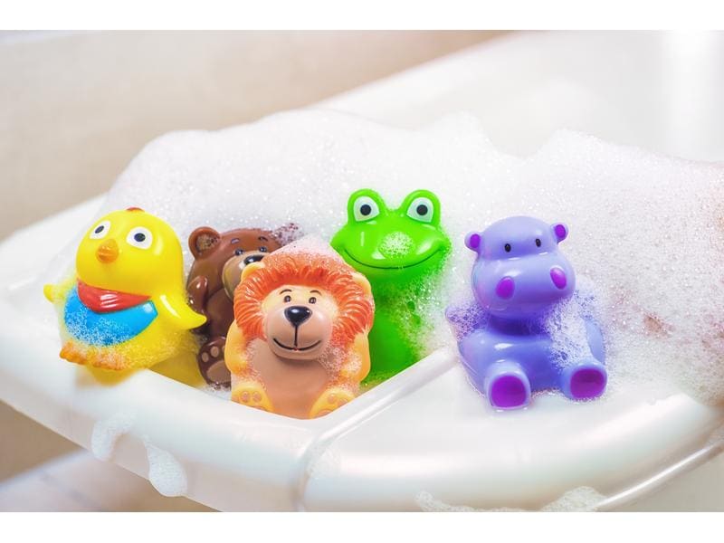 Medela Baby Badespielzeug-Set Tierchen, 5 Stk. Badetierchen