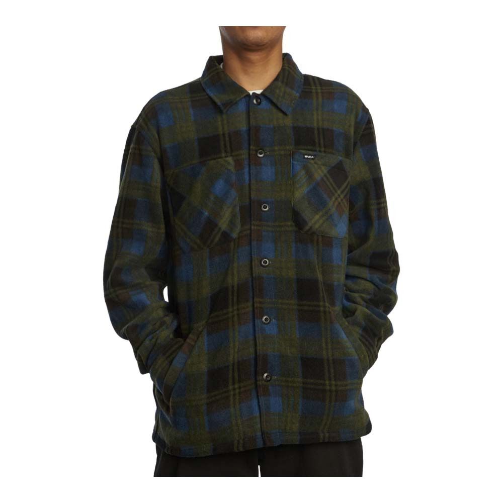 Rvca YUKON - Surchemise Homme hunter green