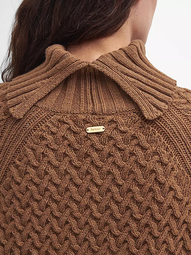 BARBOUR Rollkragenpullover MALTON camel
