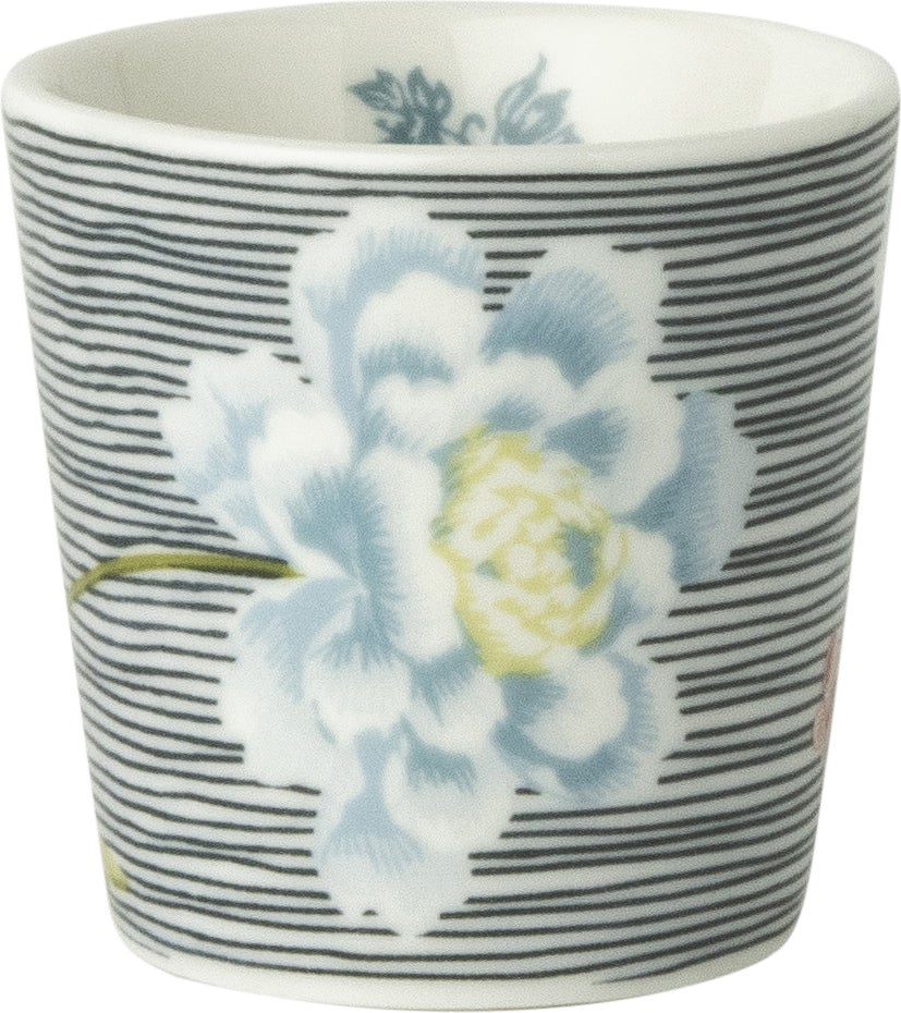 Laura Ashley eierdop Midnight Pinstripe blauw D 5,1 H 4,9 cm
