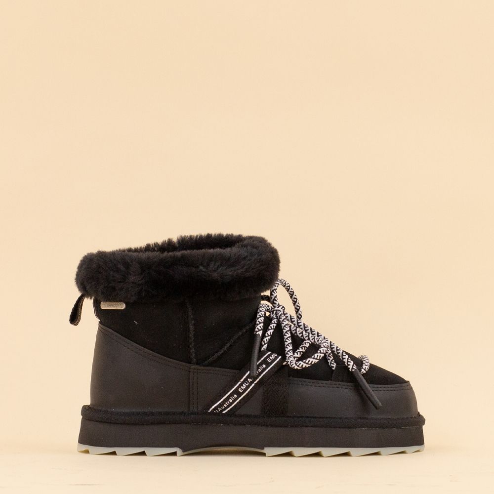 EMU boots Blurred Micro Black