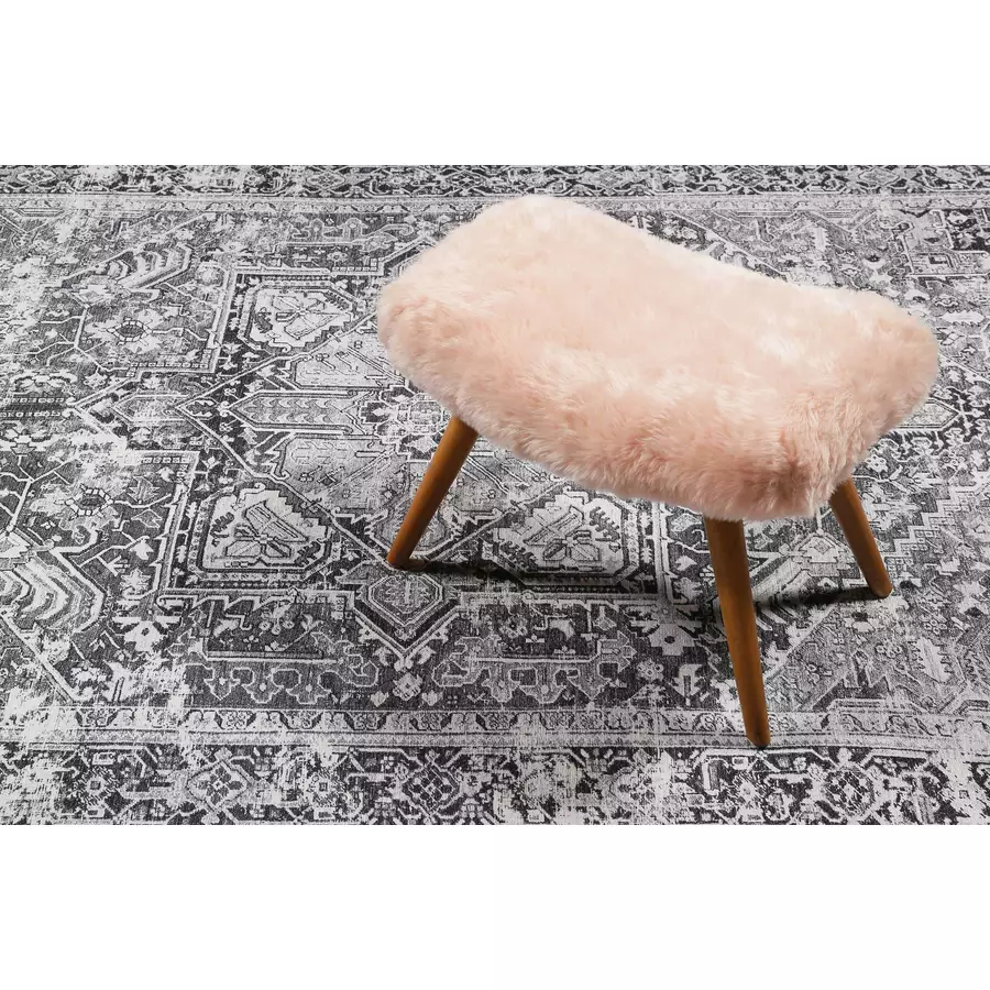 Wecon home Kurzflorteppich Seelace grau