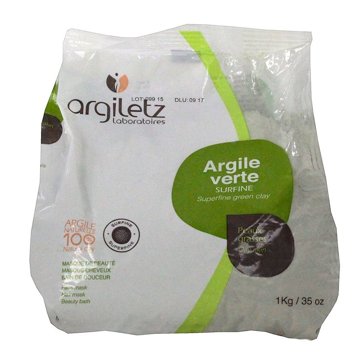 Argile verte surfine 1kg