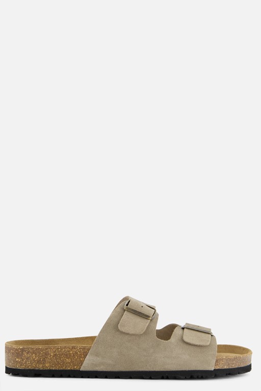 Outfielder Slippers taupe Suede