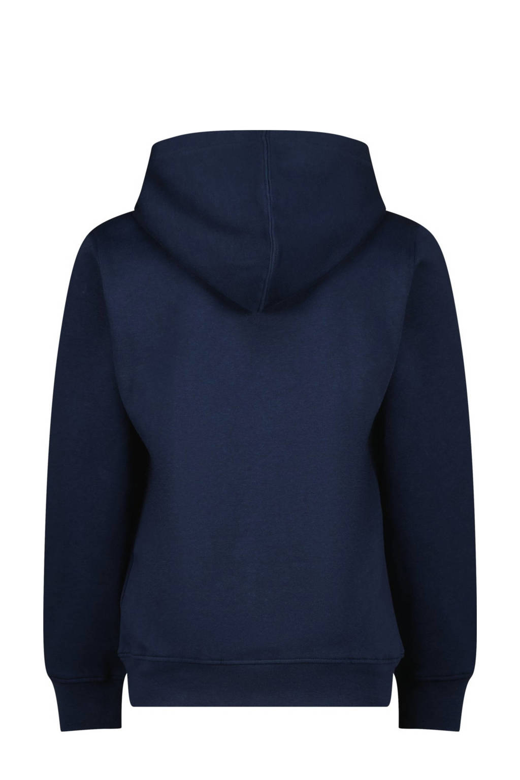 Messi hoodie Silhouette met printopdruk donkerblauw