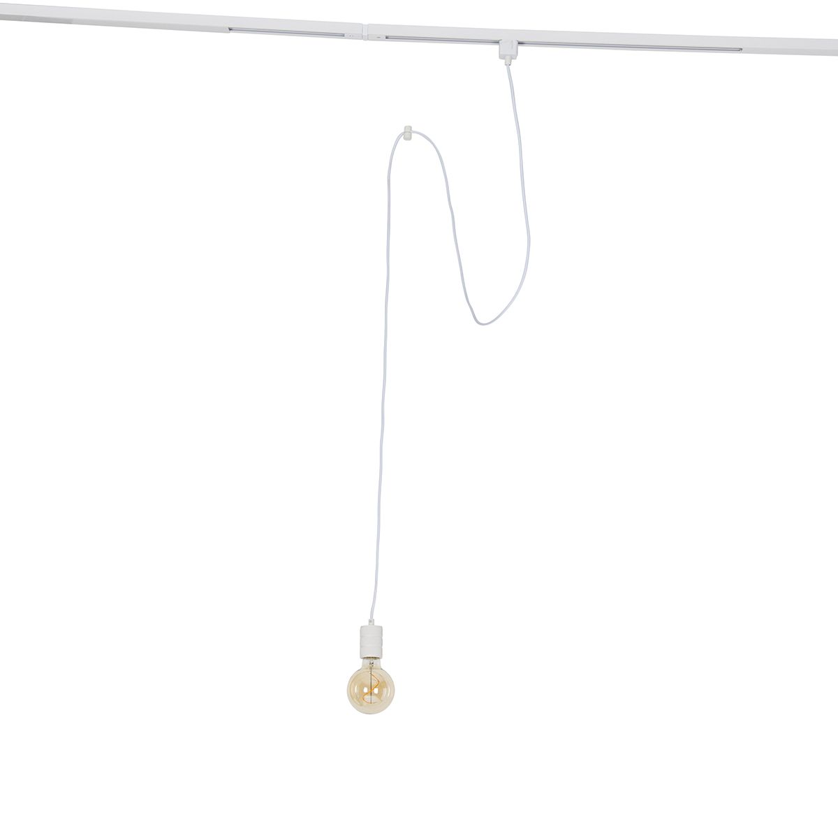 Hanglamp wit voor railsysteem 1-fase - Iconic Cavalux