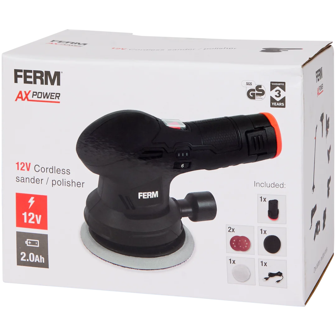 Ponceuse-polisseuse sans fil FERM AX-power