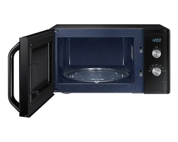 Samsung MW3500K, Bordplade, Solo mikroovn, 23 L, 800 W, Knapper, Dreje, Sort
