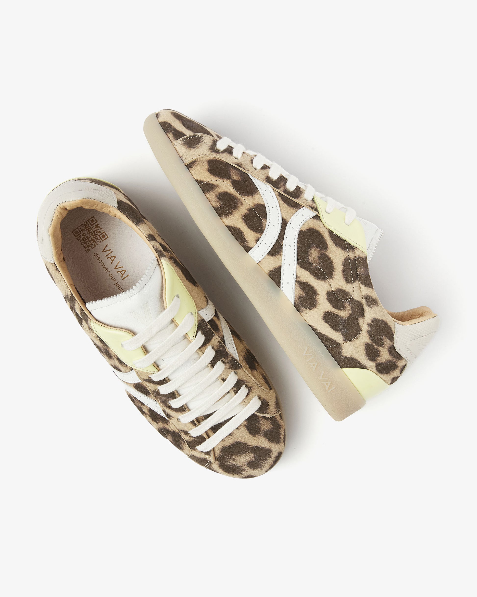 VIA VAI luipaardprint dames sneakers Nilla Khloe