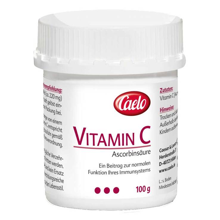 Caelo Vitamin C Ascorbinsäure, 100 g