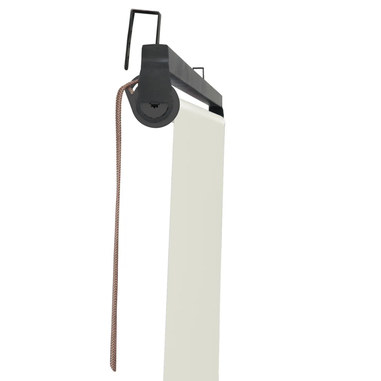 Lot de 2 stores enrouleurs L.124 x H. 225 CM pour pergola écru