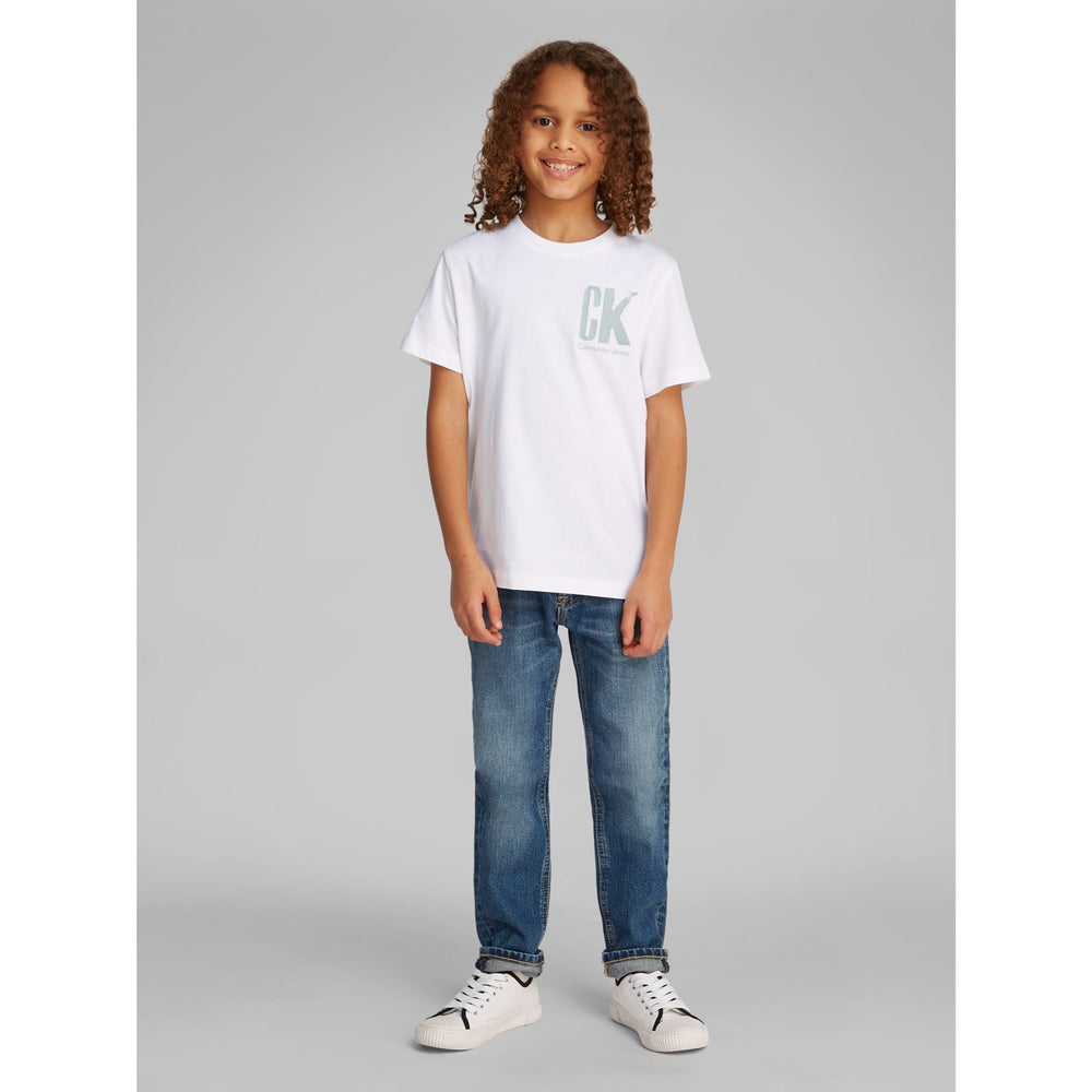 Køb Calvin Klein Bright White Chest Surf Graphic T-Shirt