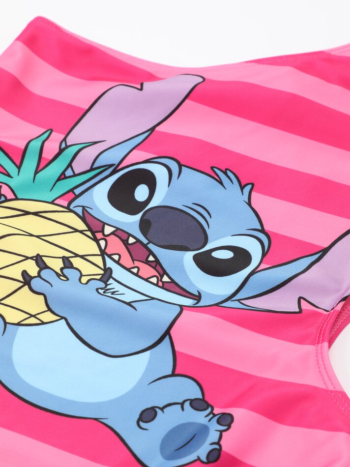 Maiô Stitch ©DS - Rosa Claro