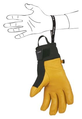 Gants Hiver Camp G Crest Noir/Jaune