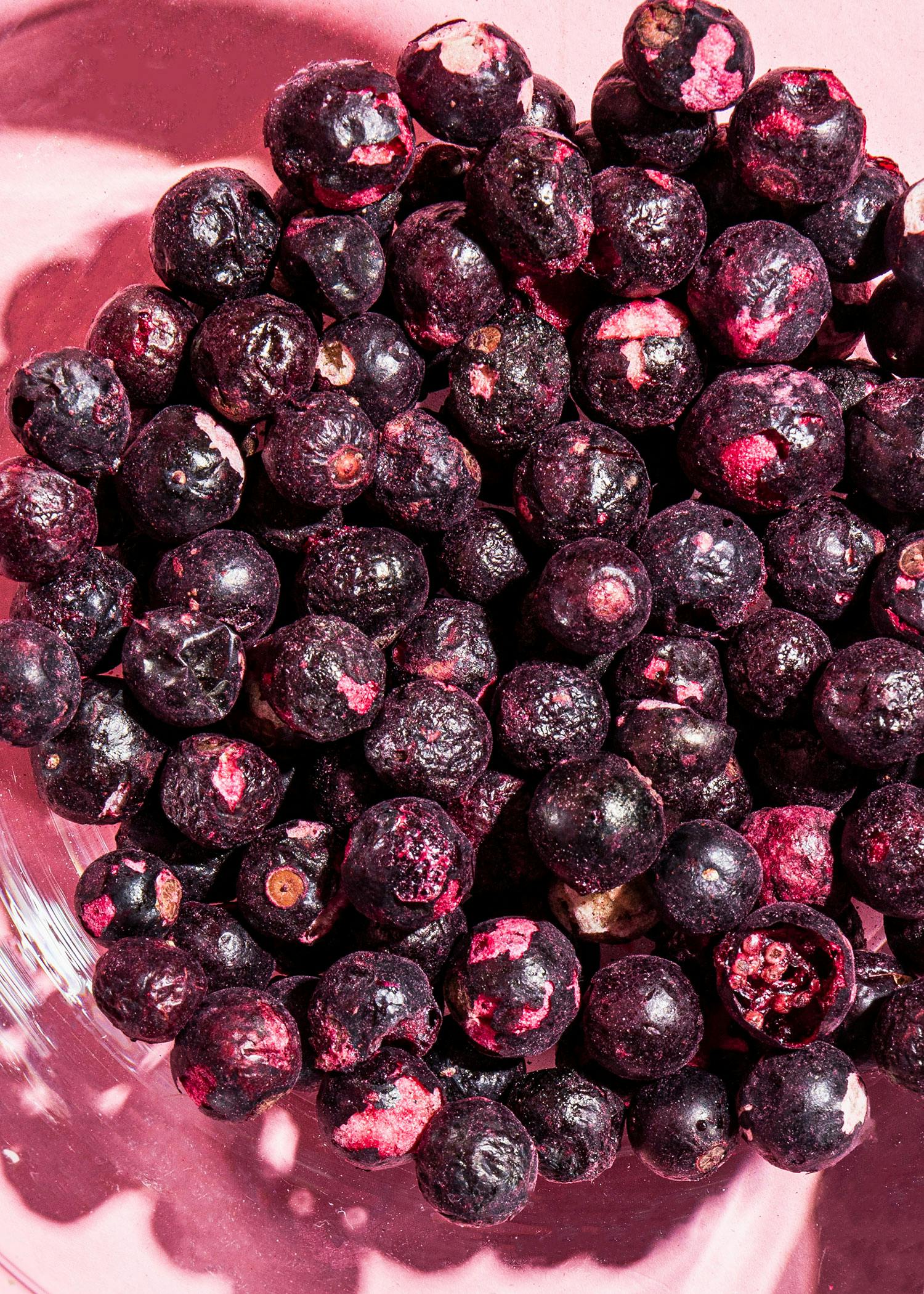 Gefriergetrocknete schwarze Johannisbeeren 500 g