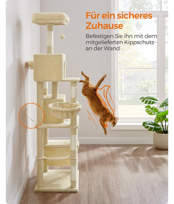 Feandrea Kratzbaum XXL, ca. B109/H199/T76,2 cm
