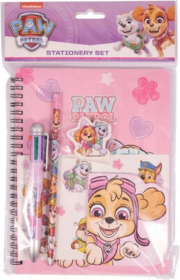Paw Patrol Skrivesett A5 med Flerfarget Penn