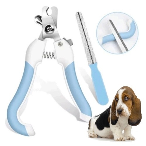 Cortador de unhas para animais de estimação, azul