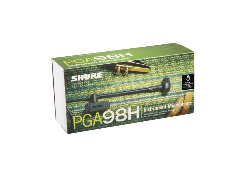 Shure Mikrofon PGA98H-TQG Clip-Instrumentenmikrofon mit Kondensatorkapsel