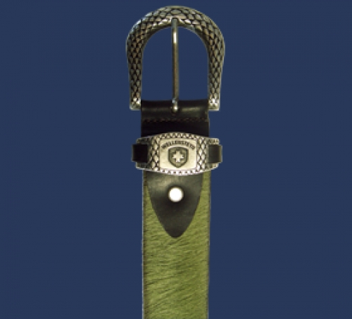 Leatherbelt Lonhorn Fur RealLeather, Seagrass