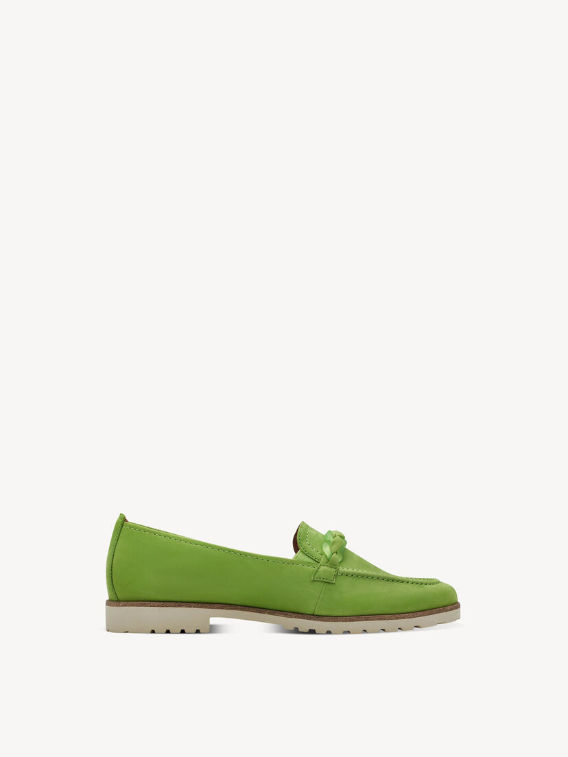 Leren Instappers - groen