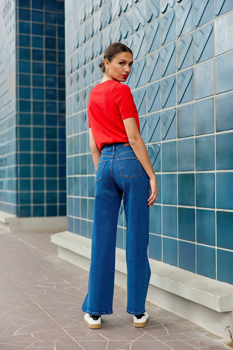 LA PETITE ETOILE<br>Calça jeans mom stretch ZEPHYR