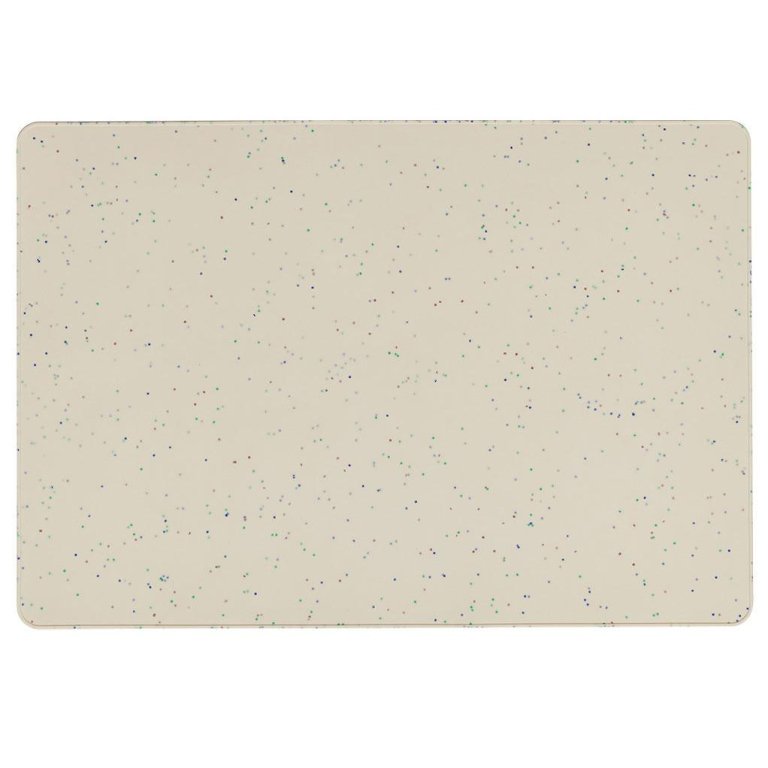 OYOY Confetti Creativity placemat large 64x44 wit