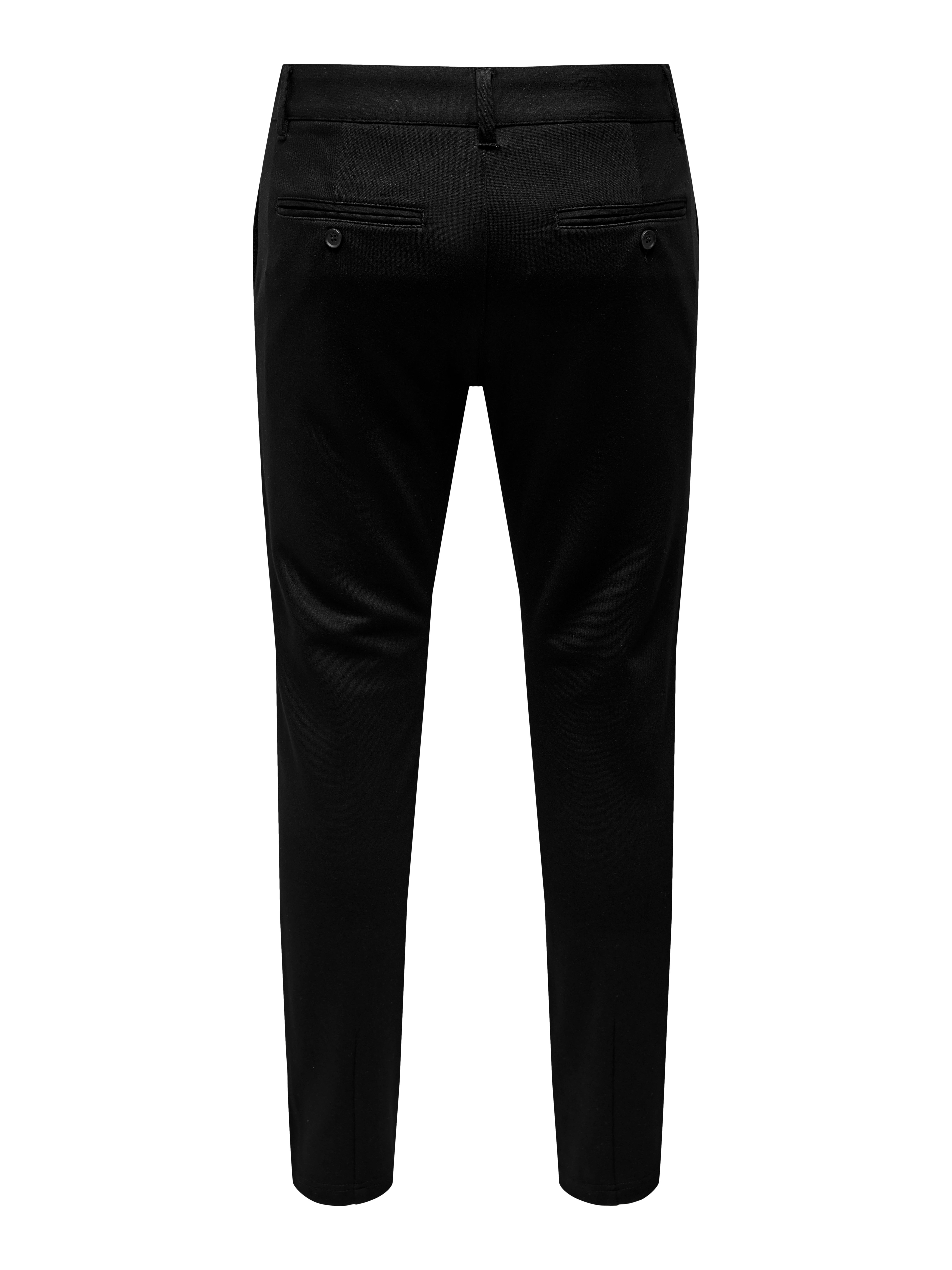 ONSMARK Verjüngt und verkürzt Chino Hose Black
