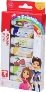 EDEL+WHITE 7 Früchtli Kinderzahnpasta, 7 x 9.4 ml