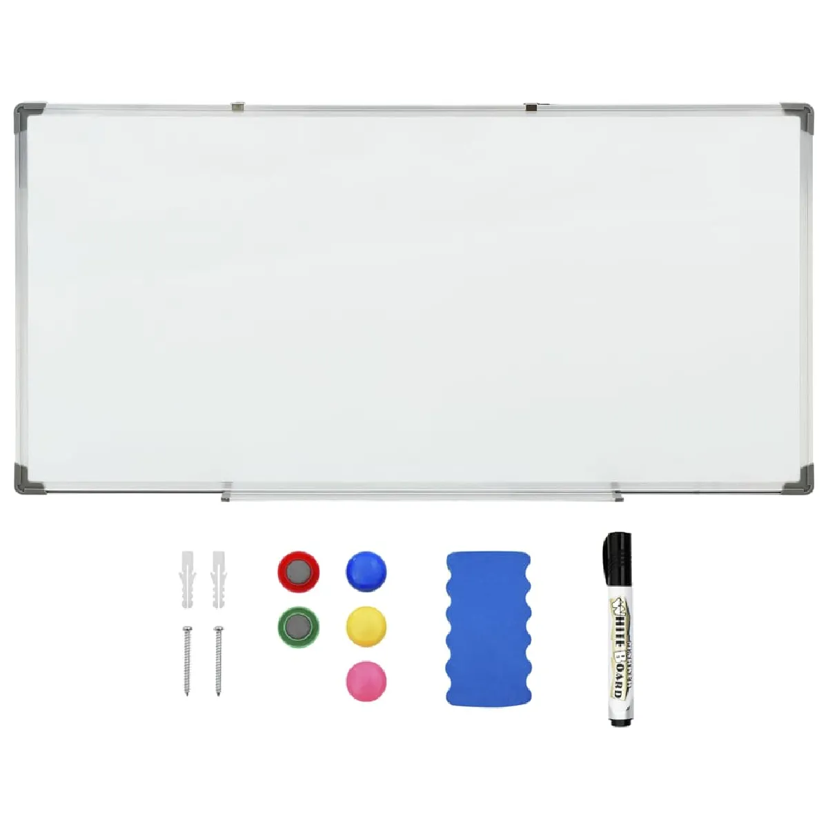 VidaXL Tableau Magnétique Blanc