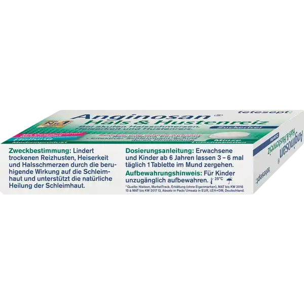 Anginosan Hals & Hustenreiz Lutschtabletten Minze