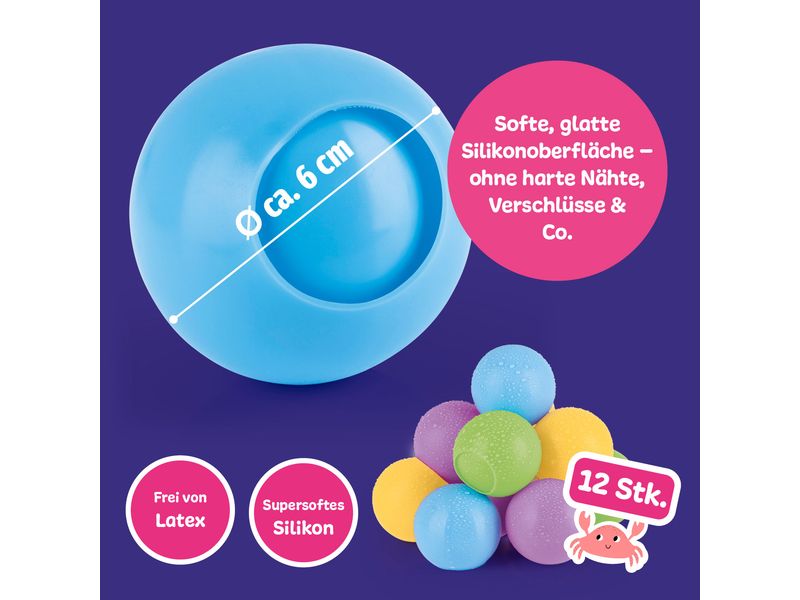Imaginew Wasserballon Silikon 12 Stück Wiederverwendbare Wasserbälle