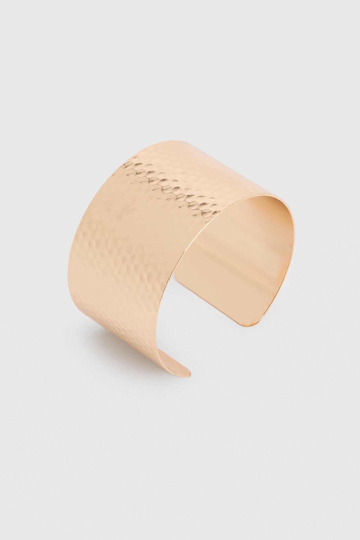 boohoo Bracelet Jonc Martelé Épais