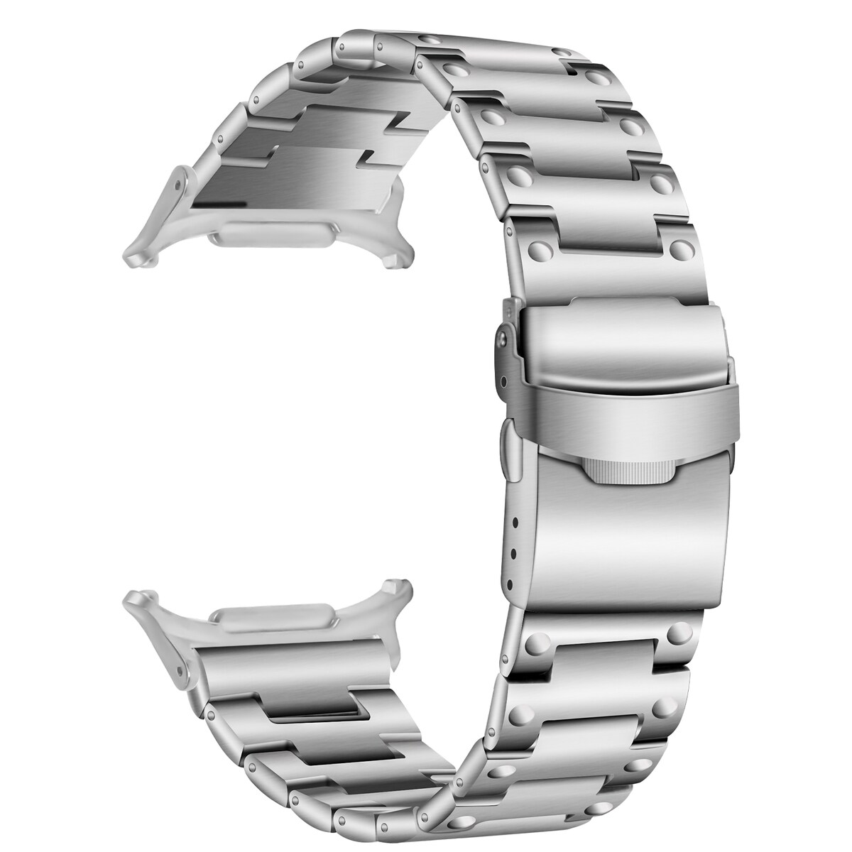 Samsung Galaxy Watch Ultra Tortoise Buckle Stålrem 47MM Sølv