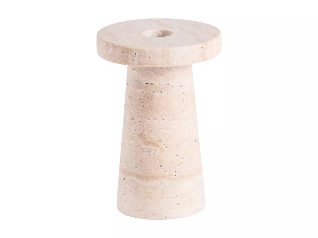 Bougeoir Harmis Beige Moyen 13 x 8.5
