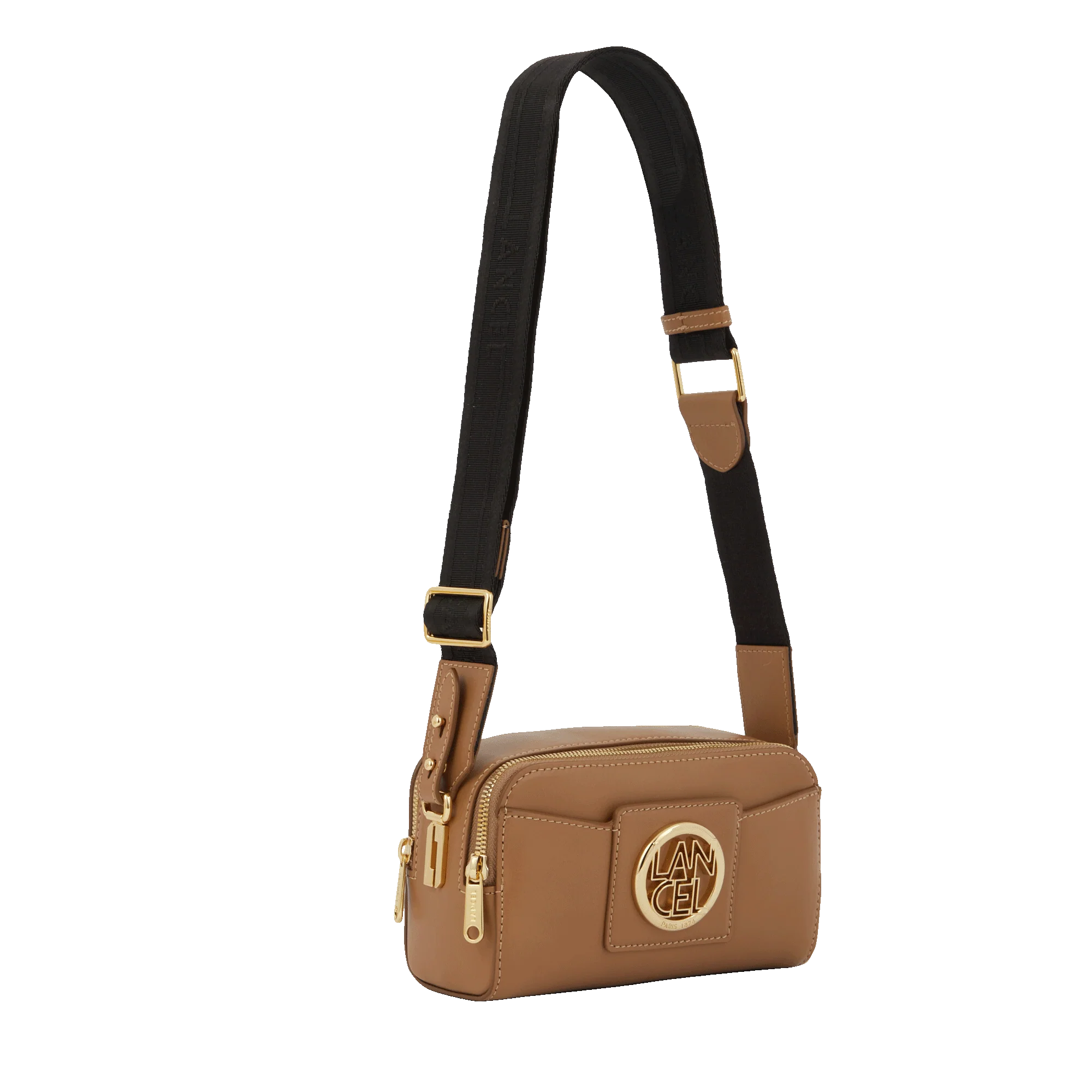 Sac caméra Roxane de Lancel-Granit/Doré