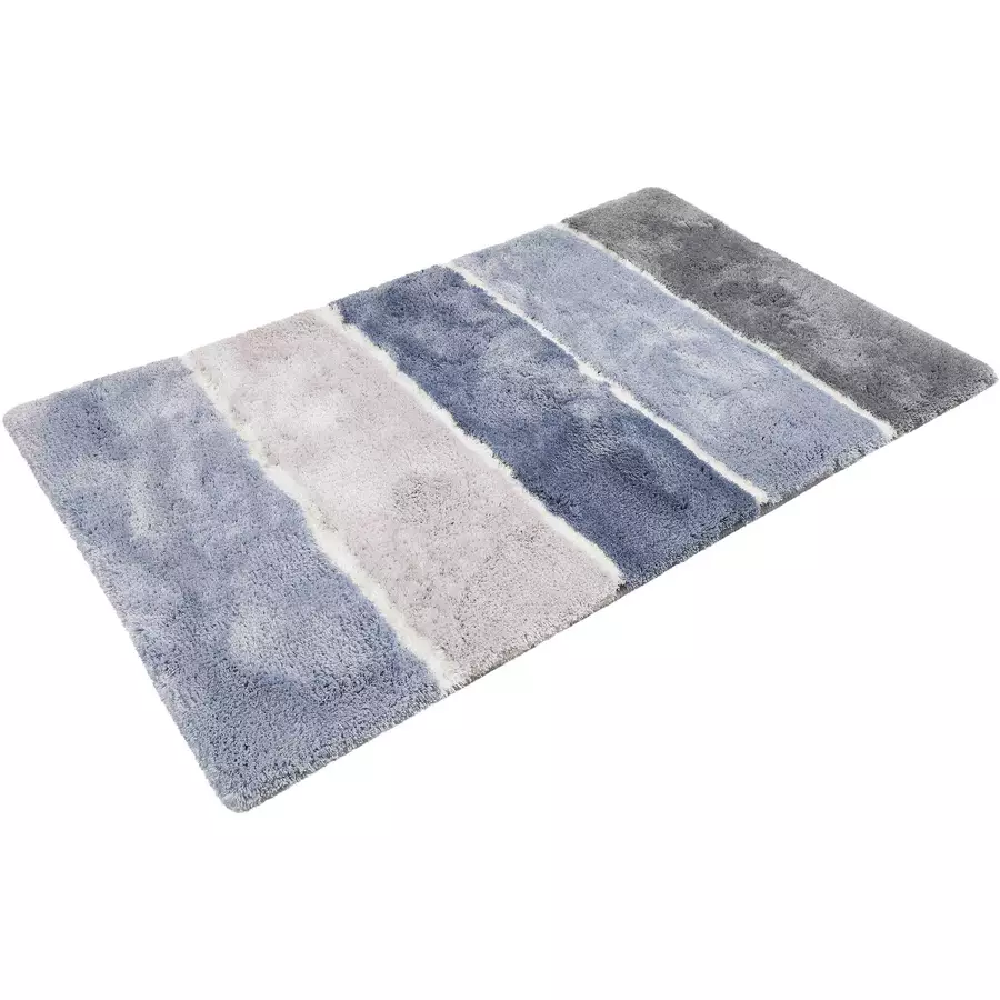 Homie Living Badteppich Rio Marina blau grau