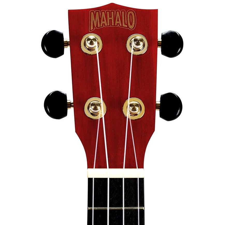 Mahalo MS1TRD Slimline Series sopraan ukelele transparent red