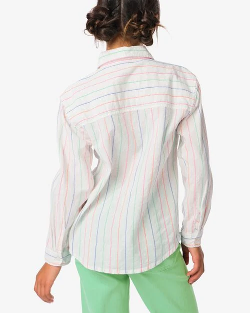 blouse enfant rayures multi