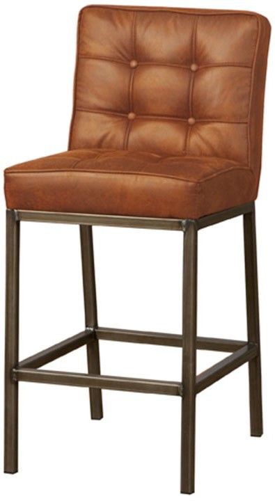 Barstoel Cognac Vasco D58 x H100 cm