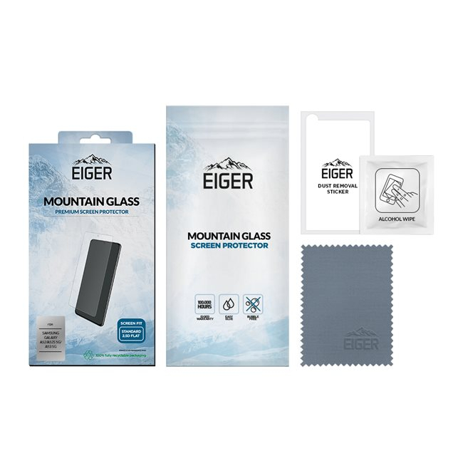 Samsung Galaxy A53 5G / A52s 5G / A52 (5G) Mountain Glass Clear Panzerglas 2.5D Displayschutz Case Friendly (EGSP00689)